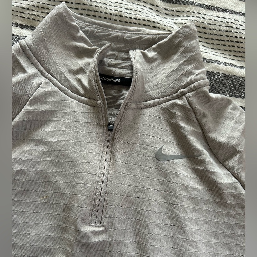 Nike quarter zip running pullover
